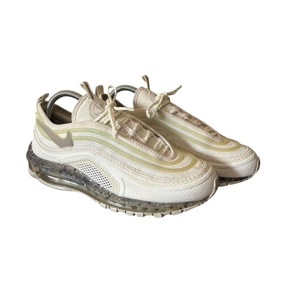Nike Air Max 97 Beige and White Sneakers